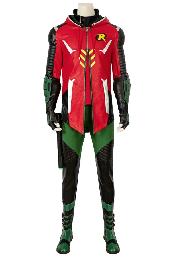 knights robin red cosplay costume tim drake richard halloween