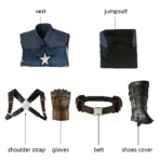 Captain America Steve Rogers Cosplay Costume - Image 29