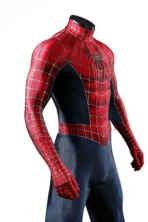 Spiderman 2 Peter Parker Cosplay Costume Tobey Maguire Halloween Suit - Image 47