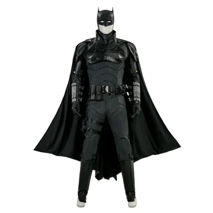 2022 The Batman Robert Pattinson Cosplay Suit Complete Dark Knight Costume with Helmet Cape