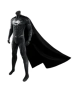 Black Superheros Cosplay Costume Men Black Suit - Image 3