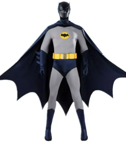 Bat 1966 Bruce Cosplay Costume Suit