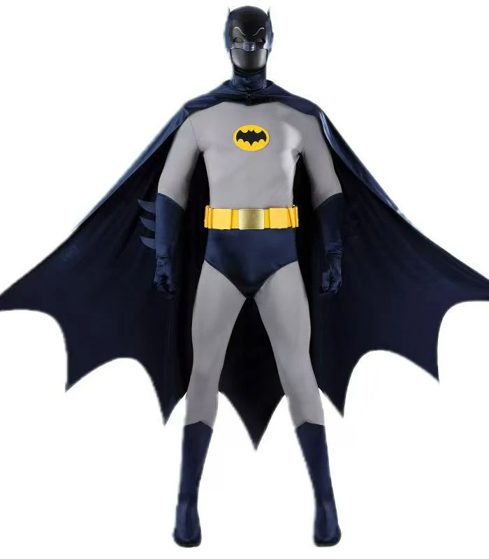 Bat 1966 Bruce Cosplay Costume Suit