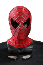 Spiderman 2 Peter Parker Cosplay Costume Tobey Maguire Halloween Suit - Image 26