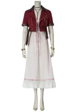 Final Fantasy 7 Aerith Gainsborough Cosplay Cotumes for Woman - Image 3