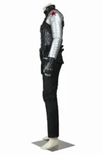 The Winter Soldier Bucky Barnes Cosplay Costume Captain America 2 - Image 3