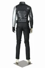 The Winter Soldier Bucky Barnes Cosplay Costume Captain America 2 - Image 5
