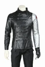 The Winter Soldier Bucky Barnes Cosplay Costume Captain America 2 - Image 7