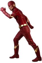 Barry Allen Red Halloween Cosplay Costume Improved Version TF S4 - Image 11