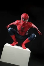 Spiderman 2 Peter Parker Cosplay Costume Tobey Maguire Halloween Suit - Image 11