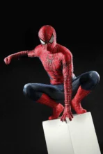 Spiderman 2 Peter Parker Cosplay Costume Tobey Maguire Halloween Suit - Image 6