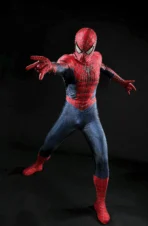 Spiderman 2 Peter Parker Cosplay Costume Tobey Maguire Halloween Suit - Image 2
