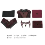 Wanda Costume Wanda Vision Scarlet Witch Cosplay Wanda Maximoff Suit - Image 11