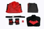 Red Hood Cosplay Costume Halloween Carnival Party Suit - Image 33