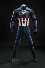 Captain America Steve Rogers Cosplay Costume - Image 23