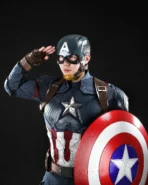 Captain America Steve Rogers Cosplay Costume - Image 6