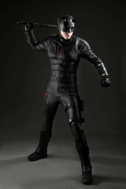 Daredevil Born Again 2 Matt Murdock Red Cosplay Suit Front View