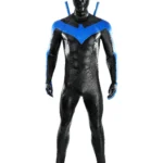 Nightwing Richard John Cosplay Costume Brenton Thwaites Knights Suit front view full set