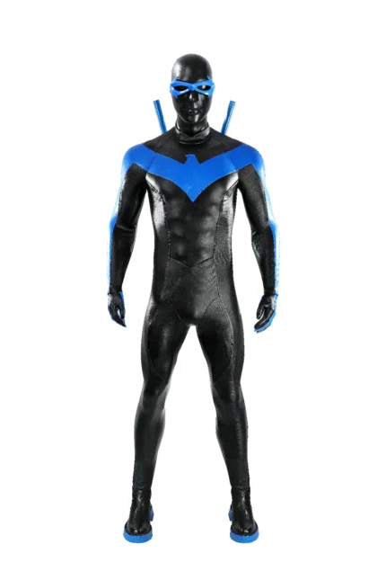 Nightwing Richard John Cosplay Costume Brenton Thwaites Knights Suit front view full set