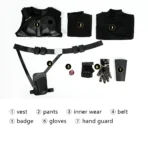 Winter Soldier Bucky Barnes Cosplay Costume Suits Full Set - Image 43