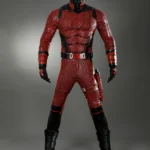 Daredevil Born Again Matt Murdock cosplay costume full set front view with mask and jumpsuit for men