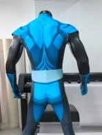 Fantastic Four Wolverine Blue Jumpsuit Cosplay Costume Adult Suit - Image 4