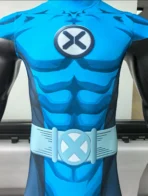 Fantastic Four Wolverine Blue Jumpsuit Cosplay Costume Adult Suit - Image 3