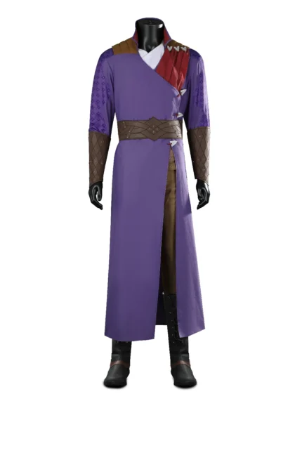 Baldur's Gate 3 Gale Dekarios Purple Wizard Cosplay Costume for Adults