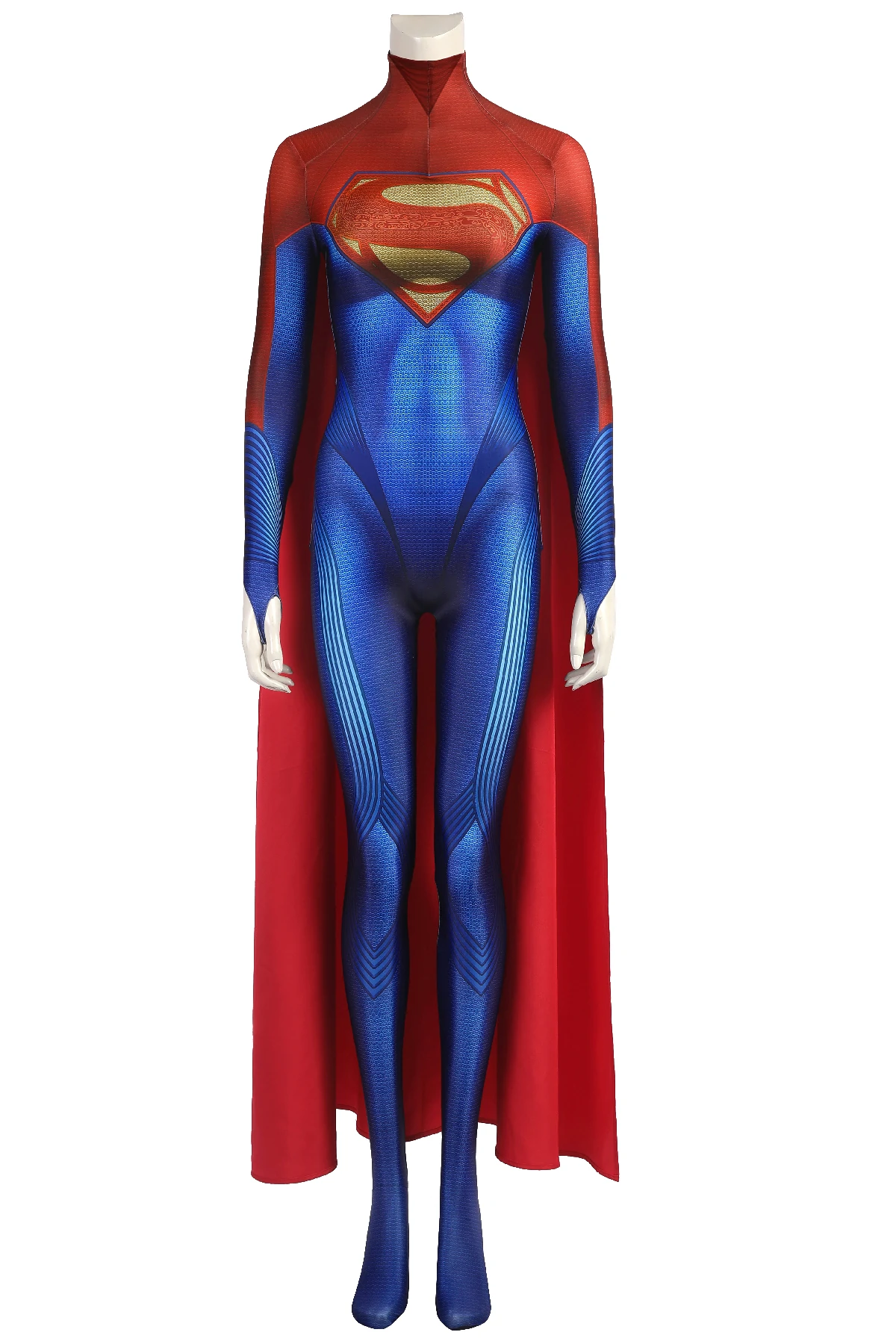 021A3656 Superhero Woman Jumpsuit Cosplay Costume - Image 1