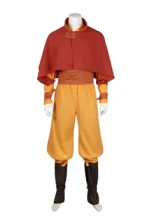 Aang Cosplay Costume Airbender Halloween Suit Adult - Image 4