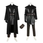 Star Wars Episode II Anakin Skywalker cosplay costume full set, adult Halloween Jedi suit for cosplay party