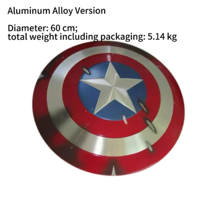 Captain America Shield Mental Alloy ABS Cosplay Props