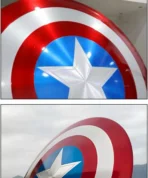 Captain America Shield Mental Alloy ABS Cosplay Props - Image 3