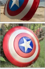 Captain America Shield Mental Alloy ABS Cosplay Props - Image 4