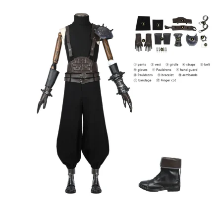 Final Fantasy VII Rebirth Cloud Strife full cosplay costume
