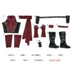 Daredevil 3 Elektra Cosplay Costume Suit - Image 51