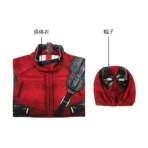 Deadpool Cosplay Costume Jumpsuit - Image 9
