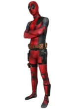 Deadpool Wade Wilson Cosplay Costume Jumpsuit Outfit - Image 42
