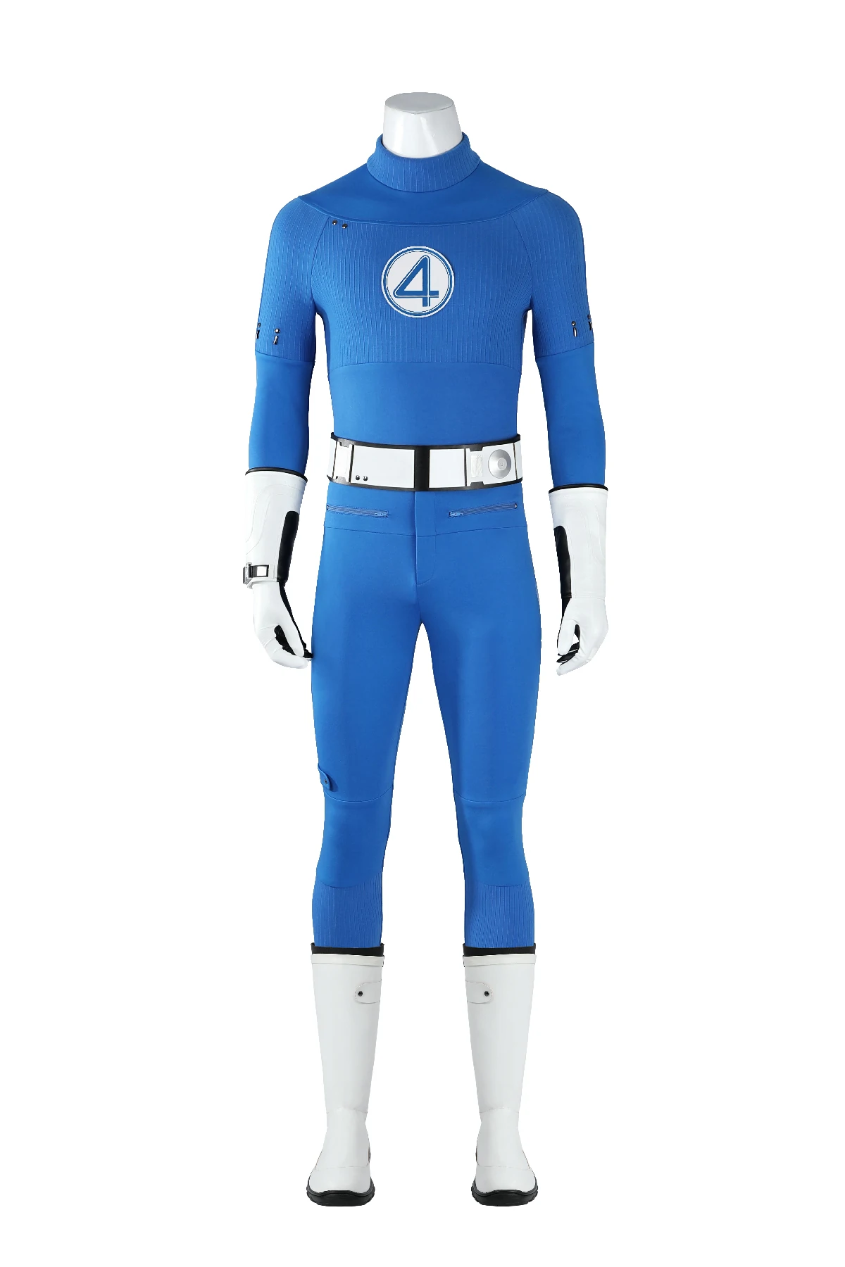 Fantastic 4 Reed Richards Cosplay (1) Fantastic 4 Reed Richards Cosplay Costume Blue Jumpsuit - Image 1