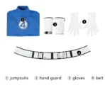 Fantastic 4 Reed Richards Cosplay Costume Blue Jumpsuit - Image 40