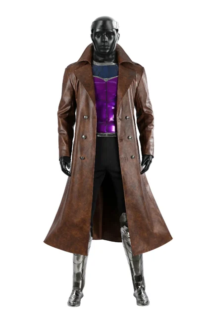 Screen accurate Deadpool Wolverine Gambit cosplay costume outfit, full set movie replica suit