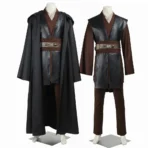 Jedi Anakin Skywalker Cosplay Costume Star Wars Full Jedi Suit Movie Replica Outfit