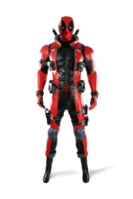 Screen accurate Marvel Rivals Deadpool cosplay costume outfit, full set game replica suit