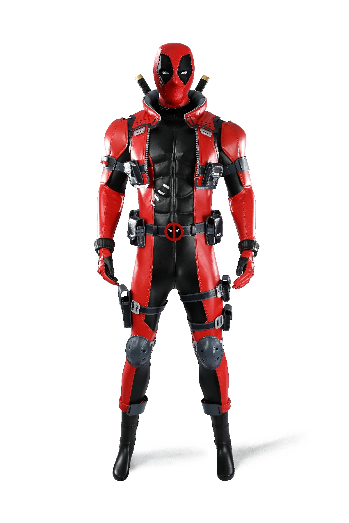 Marvel Rivals Deadpool Cosplay Costume Outfit Screen accurate Marvel Rivals Deadpool cosplay costume outfit, full set game replica suit