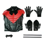 Red NightWing Cosplay Costume Halloween Suit - Image 27
