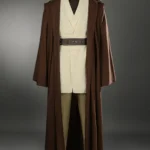 Star Wars Episode III Revenge of the Sith Obi-Wan Kenobi Jedi Cosplay Full Costume