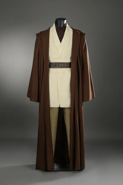 Star Wars Episode III Revenge of the Sith Obi-Wan Kenobi Jedi Cosplay Full Costume