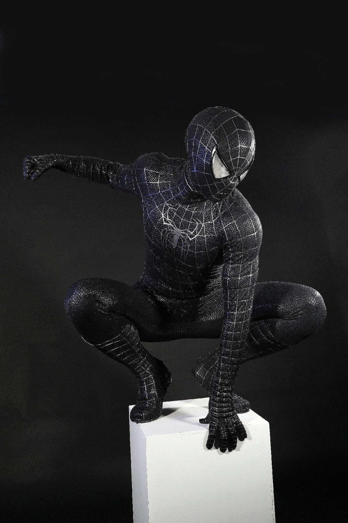 Spider-Man 3 Venom Spider-Man (10) Spider-Man 3 Venom Spider-Man Cosplay Costume - Image 1