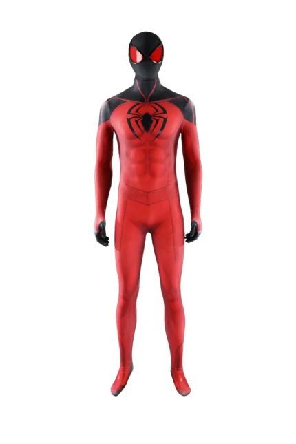 Marvel Spider‑Man Scarlet Spider full cosplay costume suit