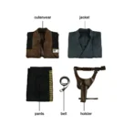 Star Wars Han Solo Cosplay Costume - Image 21